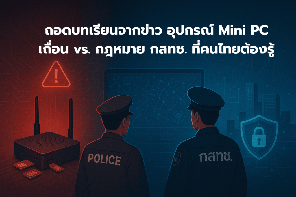 ถอดบทเรียนจากข่าว: อุปกรณ์ Mini PC เถื่อน vs. กฎหมาย กสทช. ที่คนไทยต้องรู้